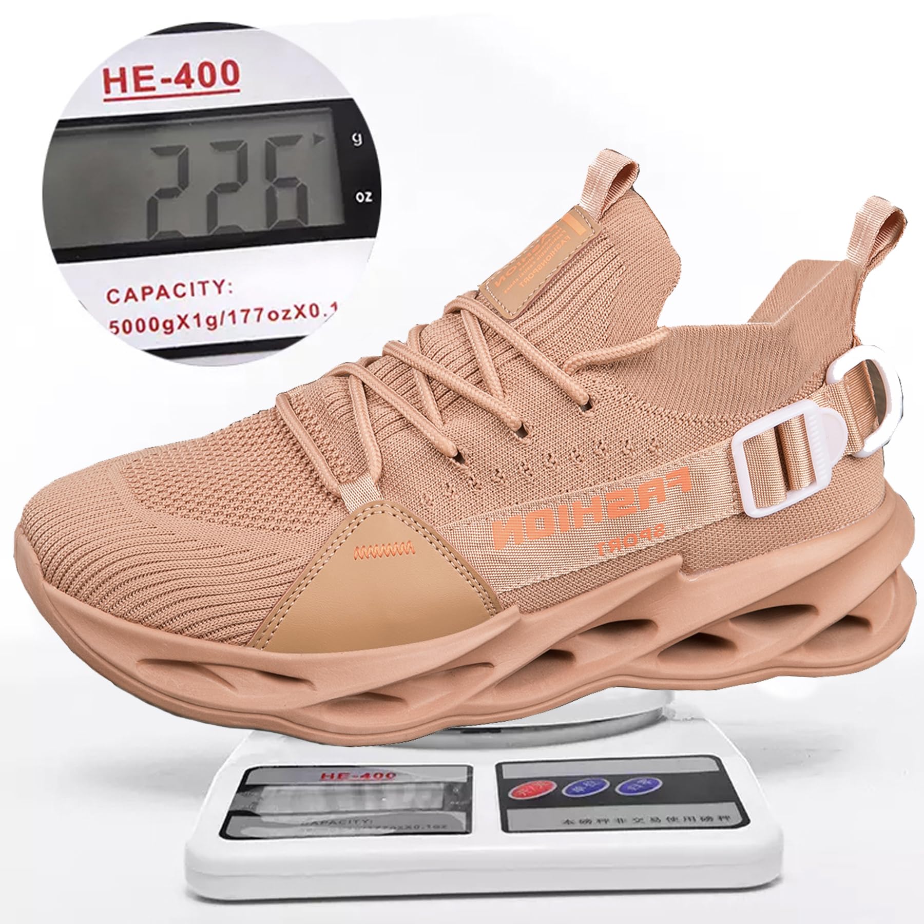 Scarpe Running Uomo Ginnastica Sneaker Donna Leggere Traspirante Outdoor Sportive Calzature da Corsa Pallavolo Tennis Nero Verde Bianco Rosa Giallo Grau Orange Viola Rosso Marrone EU 36-46