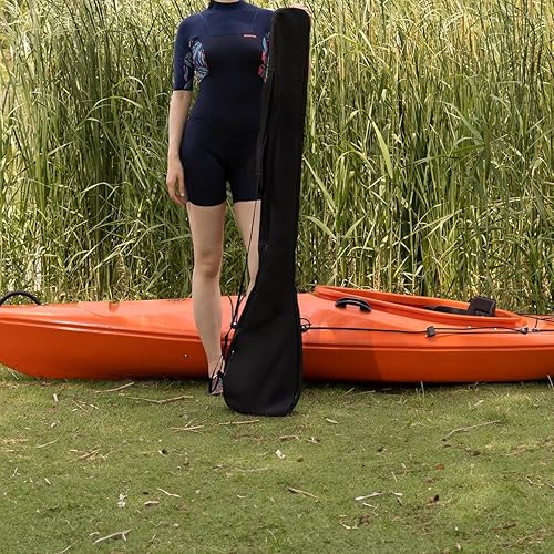 Miniatura 10 de Bolsa de remo de kayak duradera para paletas de kayak ajustables de 2 piezas