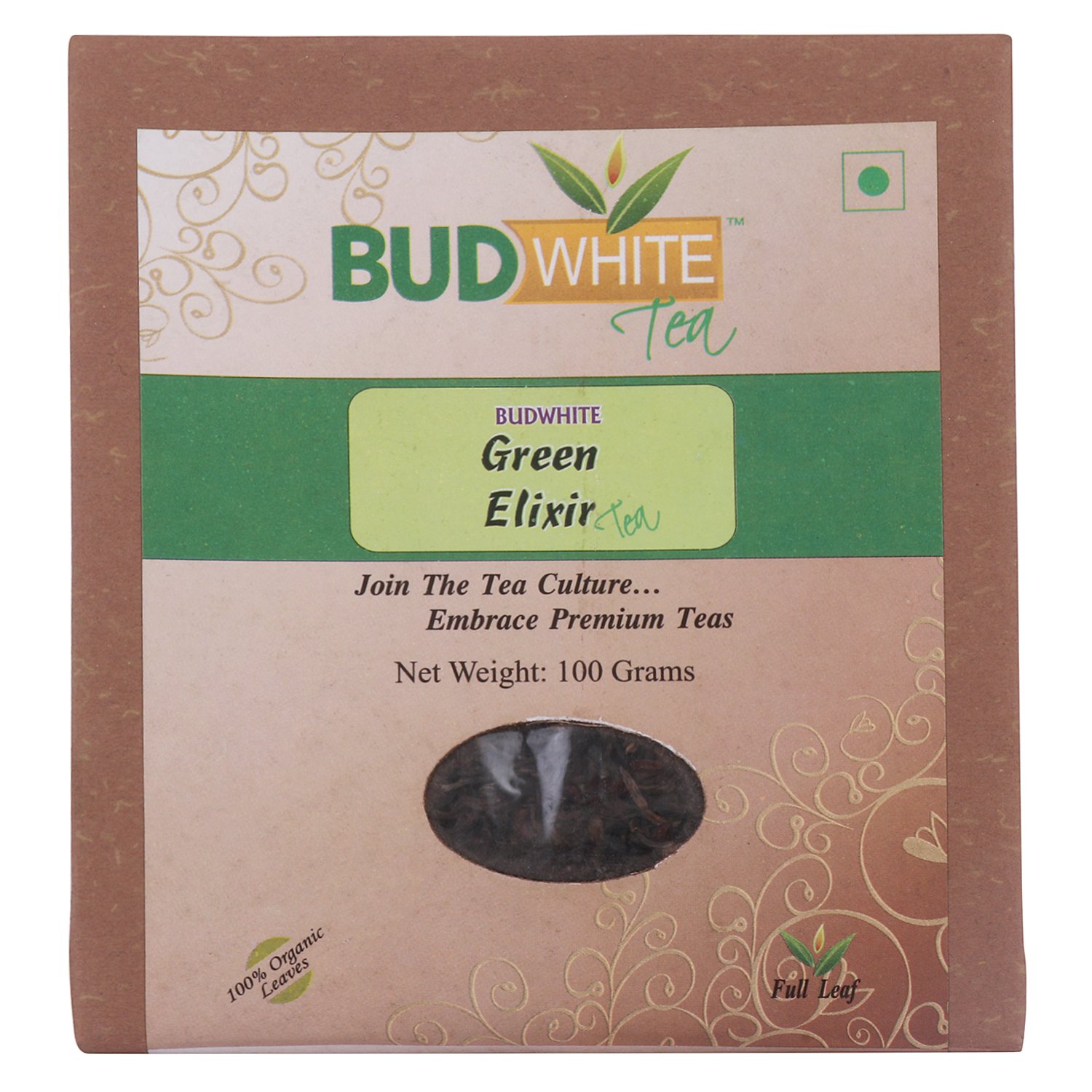Budwhite Green Elixir Tea, 100g