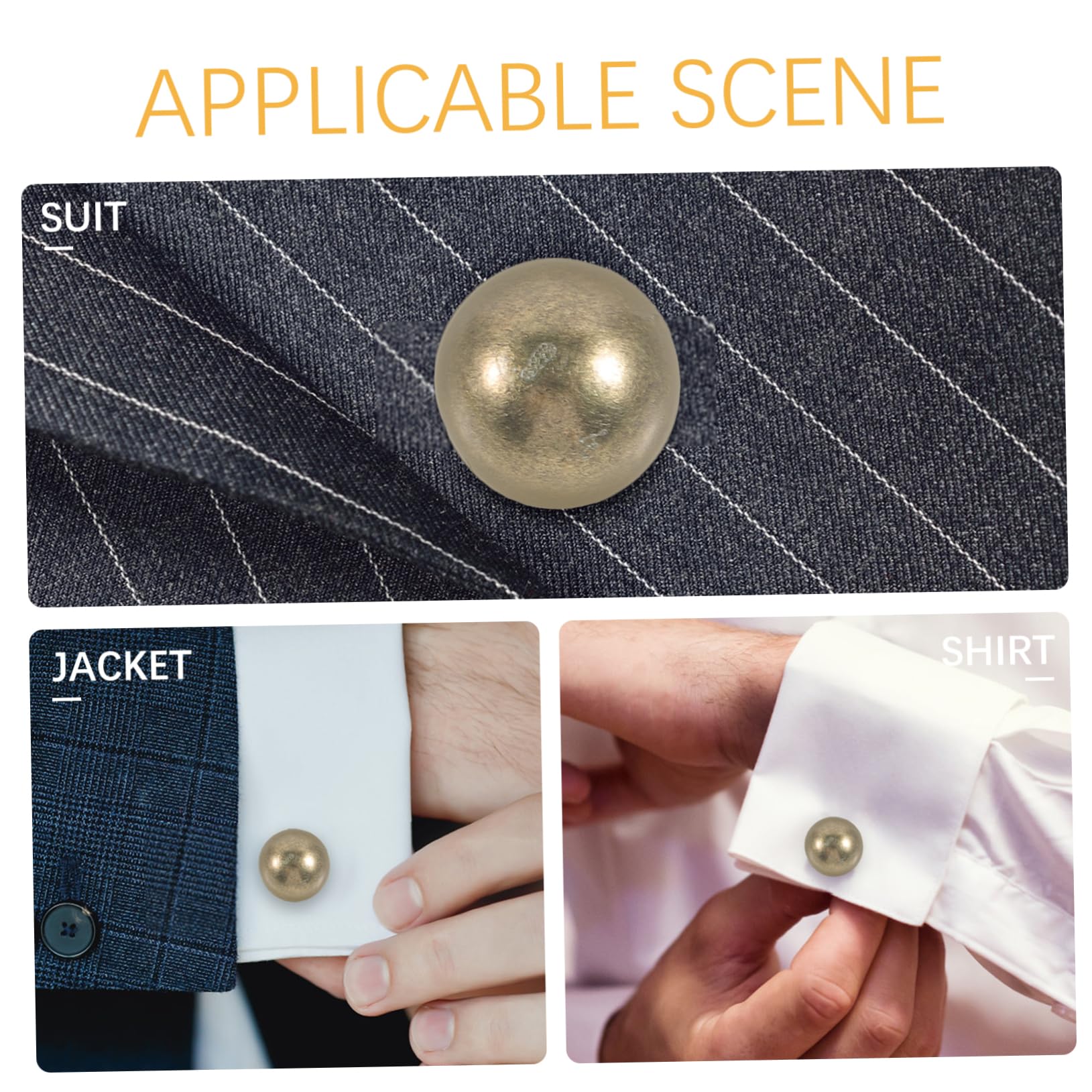 SHINEOFI 5 Set Bottoni in Metallo Bottoni Da Cucire Bottone Dei Jeans Bottone Per Jeans Per Pantaloni Rotondi Da Cucire Sostituzione Per I Pulsanti Lega 50 Pezzi*5