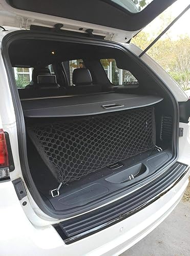 Miniatura 4 de Red de carga organizadora de maletero trasero para Jeep Grand Cherokee 2011-2021  Red de carga estilo sobre para SUV  Organizador de maletero