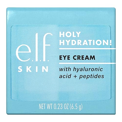 Miniatura 10 de e.l.f. Holy Hydration! Crema de ojos  Infusionada con ácido hialurónico y péptidos  Minimiza las ojeras  0.53 oz (15 g)