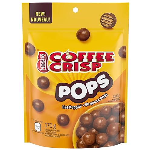 COFFEE CRISP POPS Chocolaty Snacks Pouch 170g