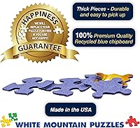 Vista 6 de White Mountain Puzzles Barnyard Buddies - Rompecabezas de 500 piezas