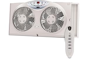 Bionaire Twin Window Fan: Double the Cooling, Uncompromised Comfort