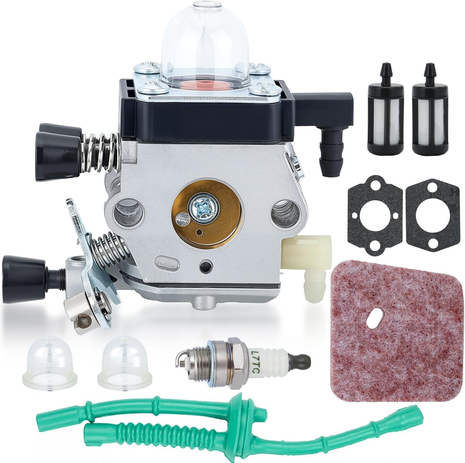 Hipa FS55R Carburetor for STHIL FS55R FS45 FS38 HS45 FS55 KM55R FS46 FS55RC FS 55R HS 45 FS 38 FS 45 FC55 FS45C HL45 FS46C KM55 FS55C FS55T FS45L String Trimmer Weedeater Parts