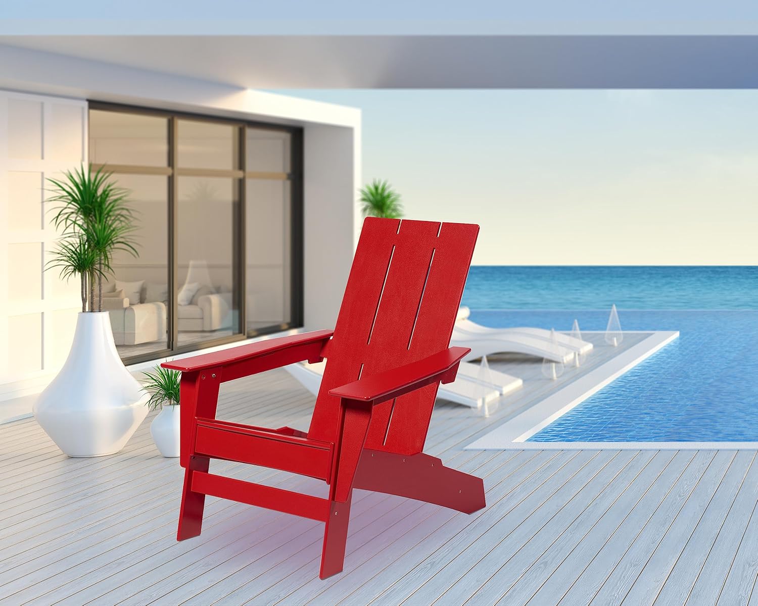 Adirondak Chair, Muskoka Chair, Modern Adirondack, Plastic HDPE