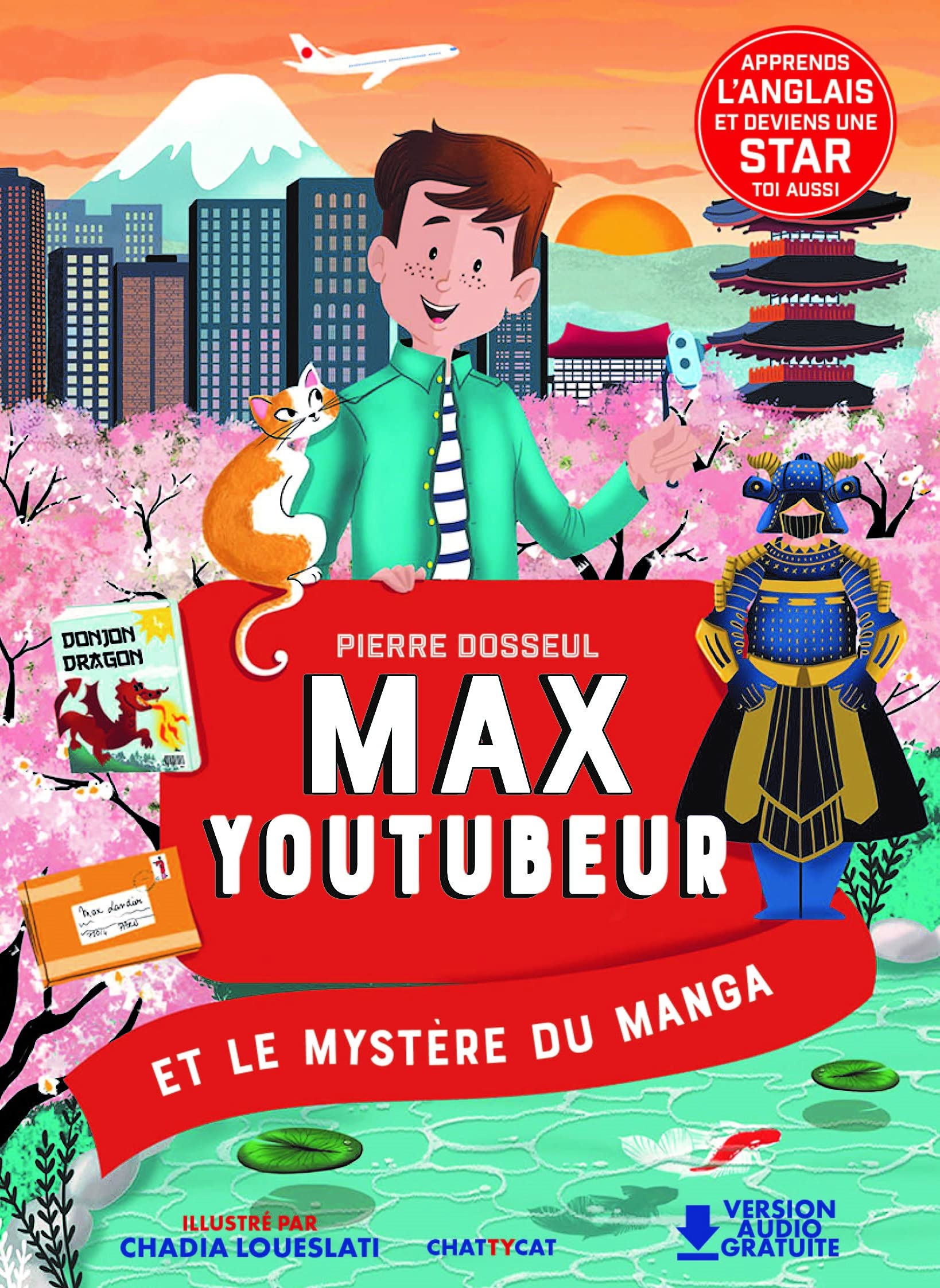 Max youtubeur : le mystère du manga: Une enquête bilingue