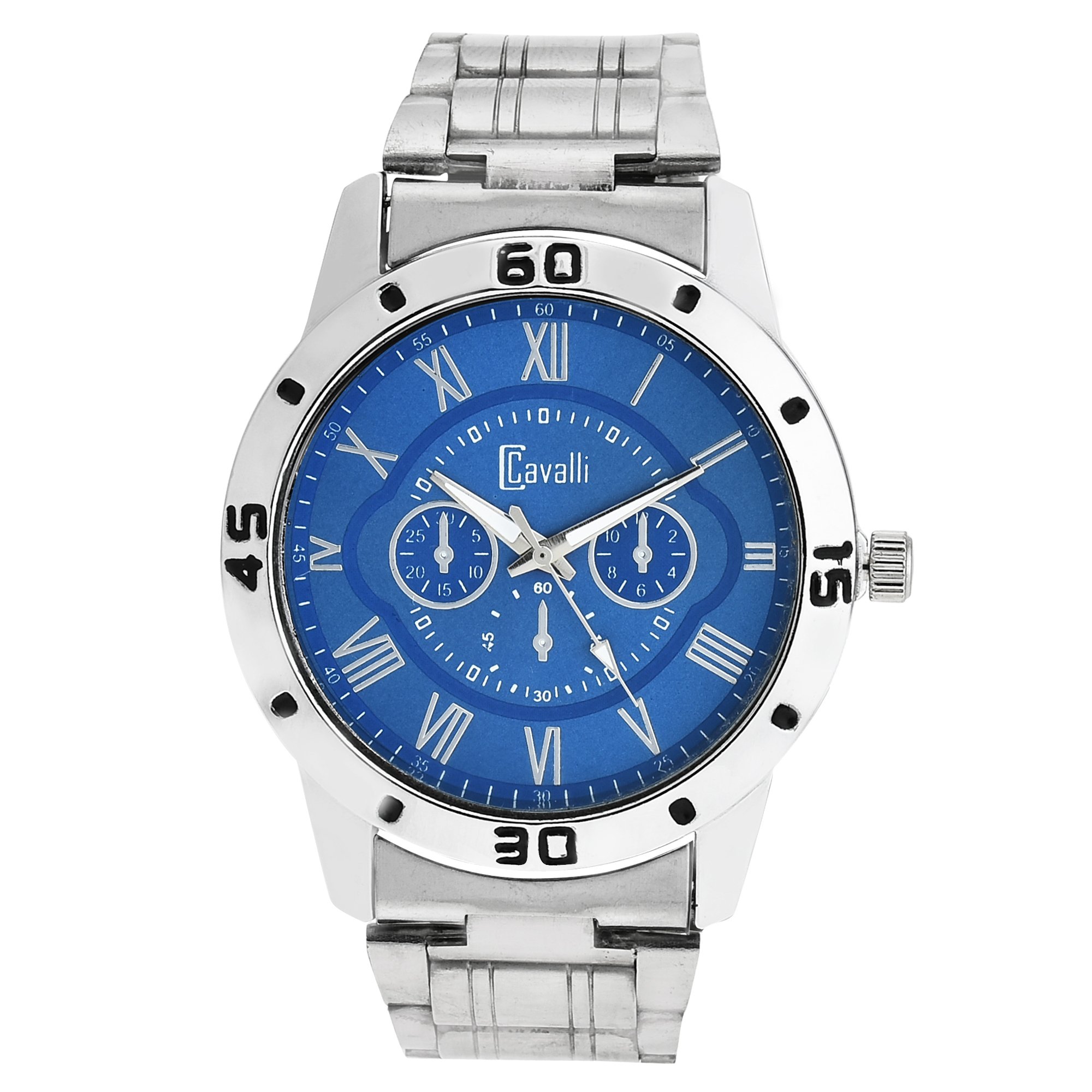 Cavalli Analogue Blue Dial Men's & Boy's Watch - Cs2372