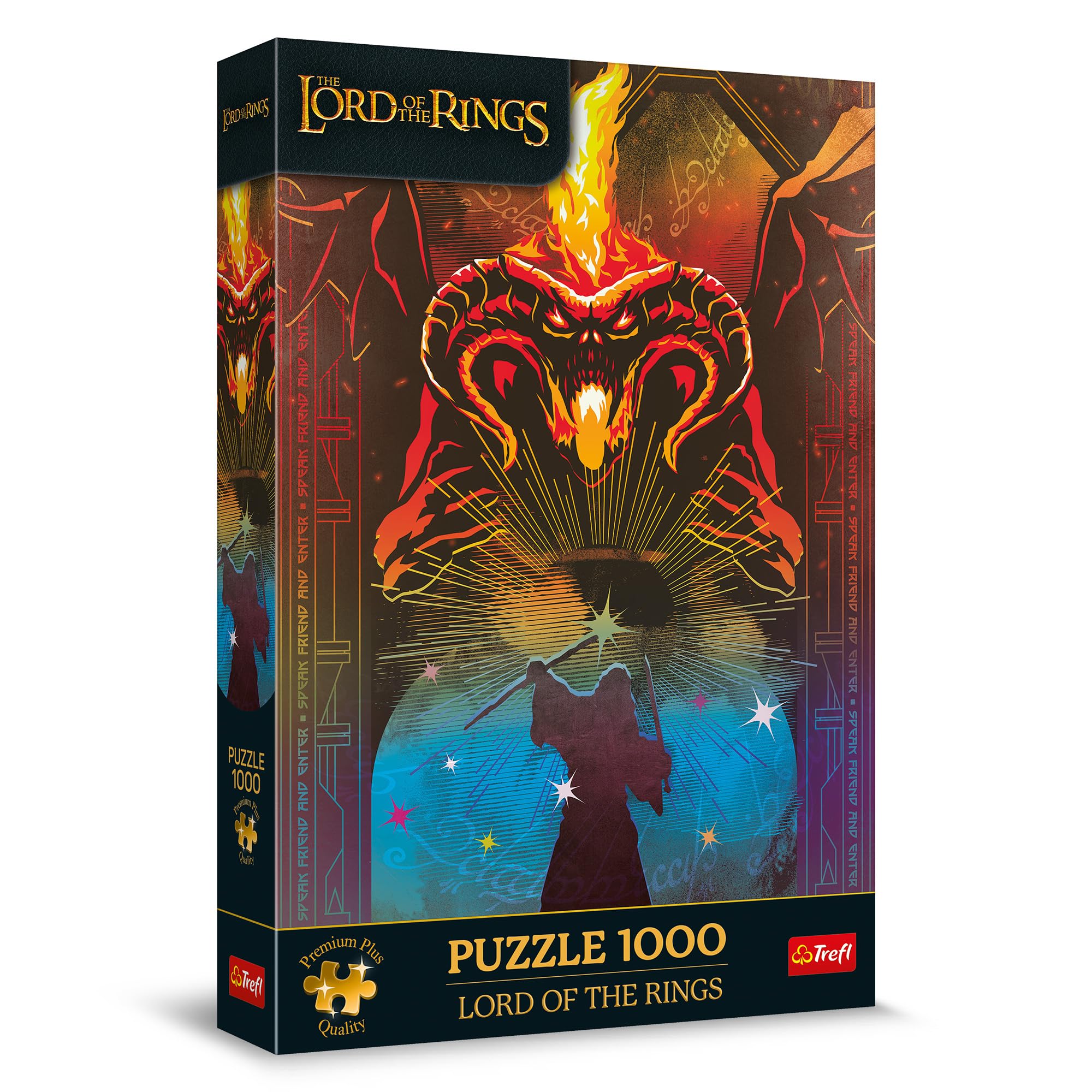 Trefl Premium Plus Quality - Puzzle Lord of the Rings - 1000 Elementów, Seria Układanek z Ulubionymi Bohaterami, dla Dorosłych i Dzieci od 14 lat