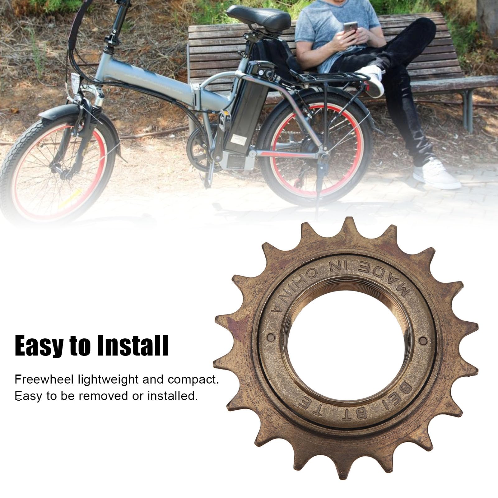 HANHEFLY 18T Bike Freilauf Adapter - Für MY1016Z MY1016 MY1018 MY1020 Motoren