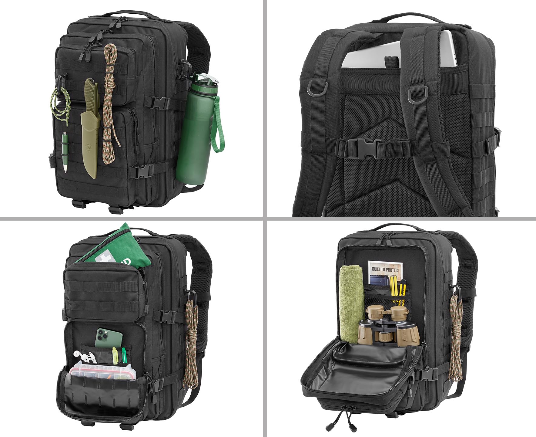 TOMcase Profesjonalny plecak na DJI Avata 2 Fly More Combo i wiele akcesoriów - wodoodporny plecak outdoorowy z piankową wkładką - solidna torba do przenoszenia na drona Avata 2