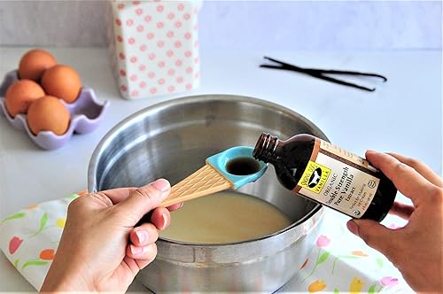 Miniatura 7 de Singing Dog Vanilla Extracto orgánico de vainilla pura de doble fuerza, botella de 4 onzas líquidas, certificado por USDA, vainilla sin azúcar,