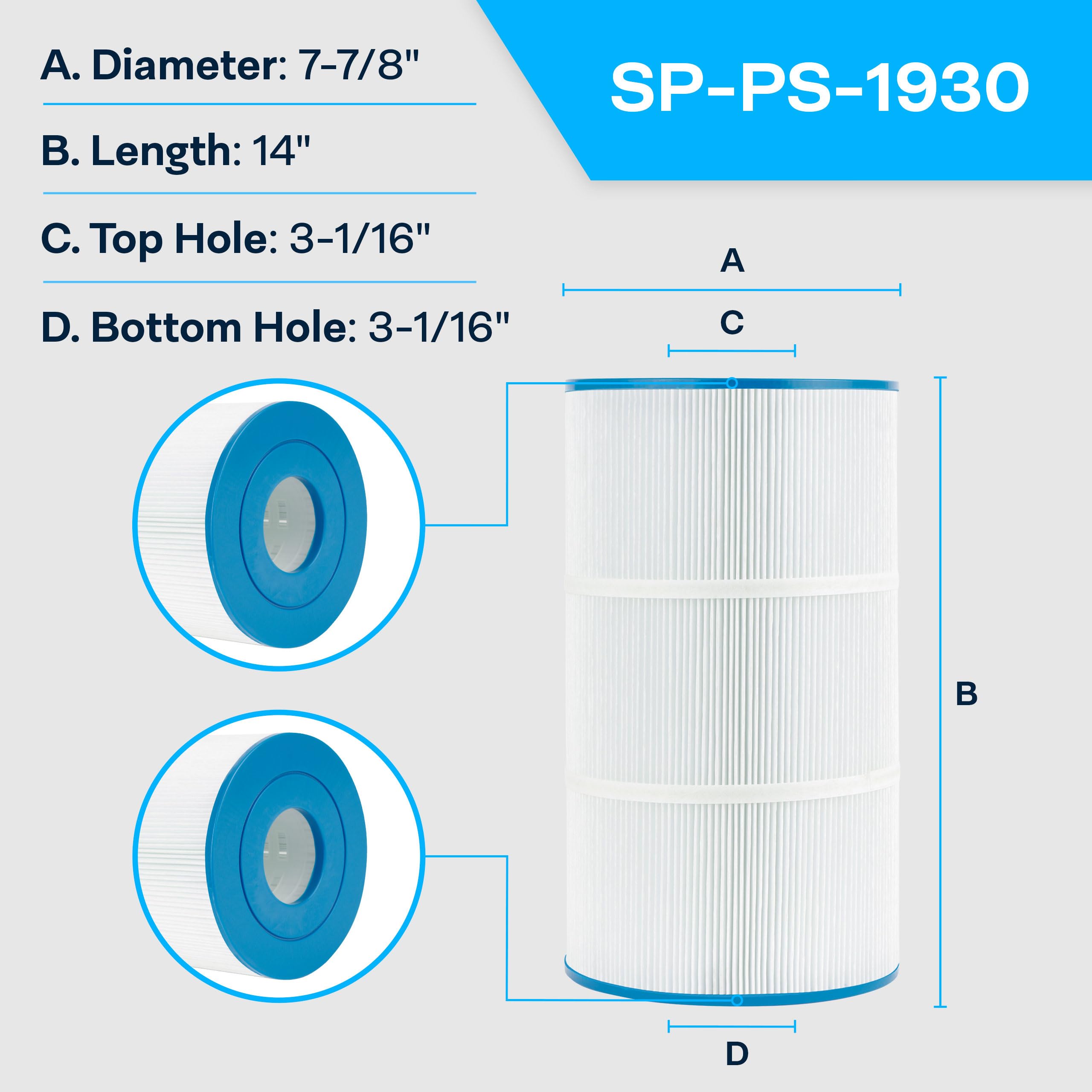 Amazon.com : SpiroPure Replacement for Unicel C-7660 PFAB60 17