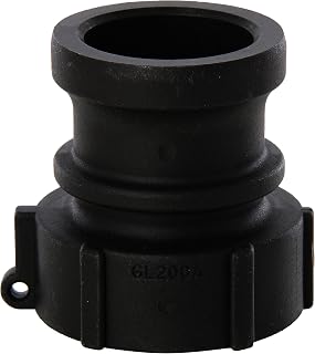 Green Leaf GLP 200 A Series Polypropylene Gator Lock Cam Lever Coupling, 2" Male Adapter/Female Thread