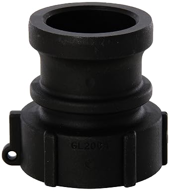 Green Leaf GLP 200 A Series Polypropylene Gator Lock Cam Lever Coupling, 2" Male Adapter/Female Thread