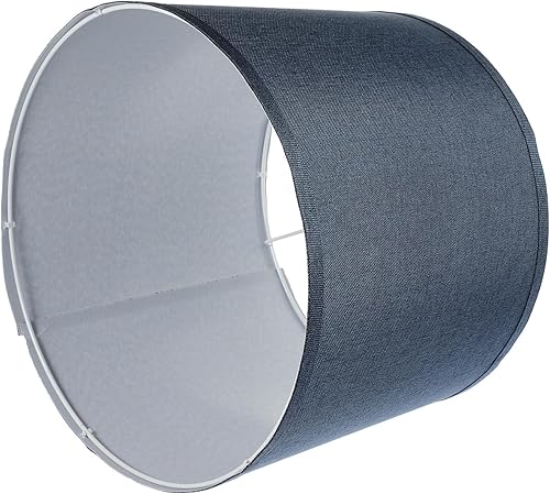 LIFKOME Pantalla redonda pequeña para lámpara de mesa Borlas Diseño Chinoiserie