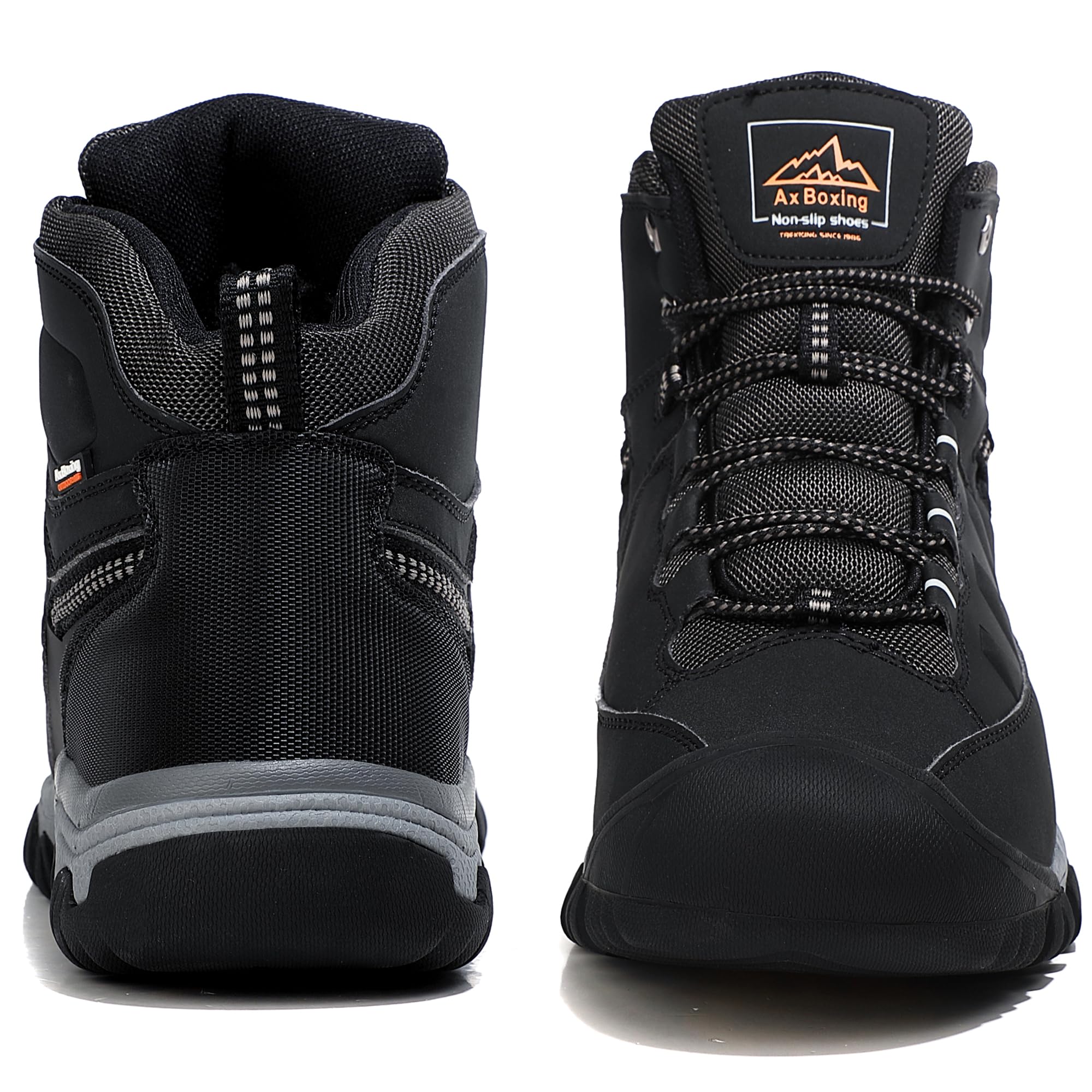 AX BOXING Scarpe Uomo Invernali Caldo Fodera Stivali Antiscivolo Scarponcini Uomo Invernali Scarpe Trekking Stivaletti Taglia 41-46 EU