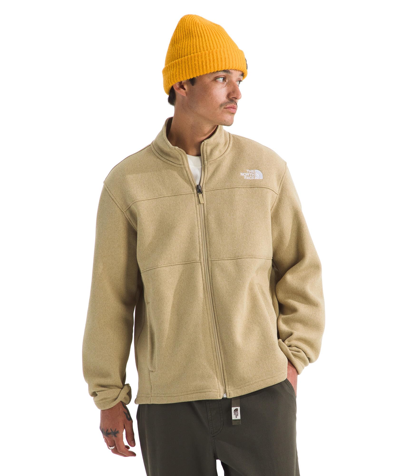The North Face Men's Gordon Lyons Full Zip Jacket | Cold Weather Top With Zippered Hand Pockets