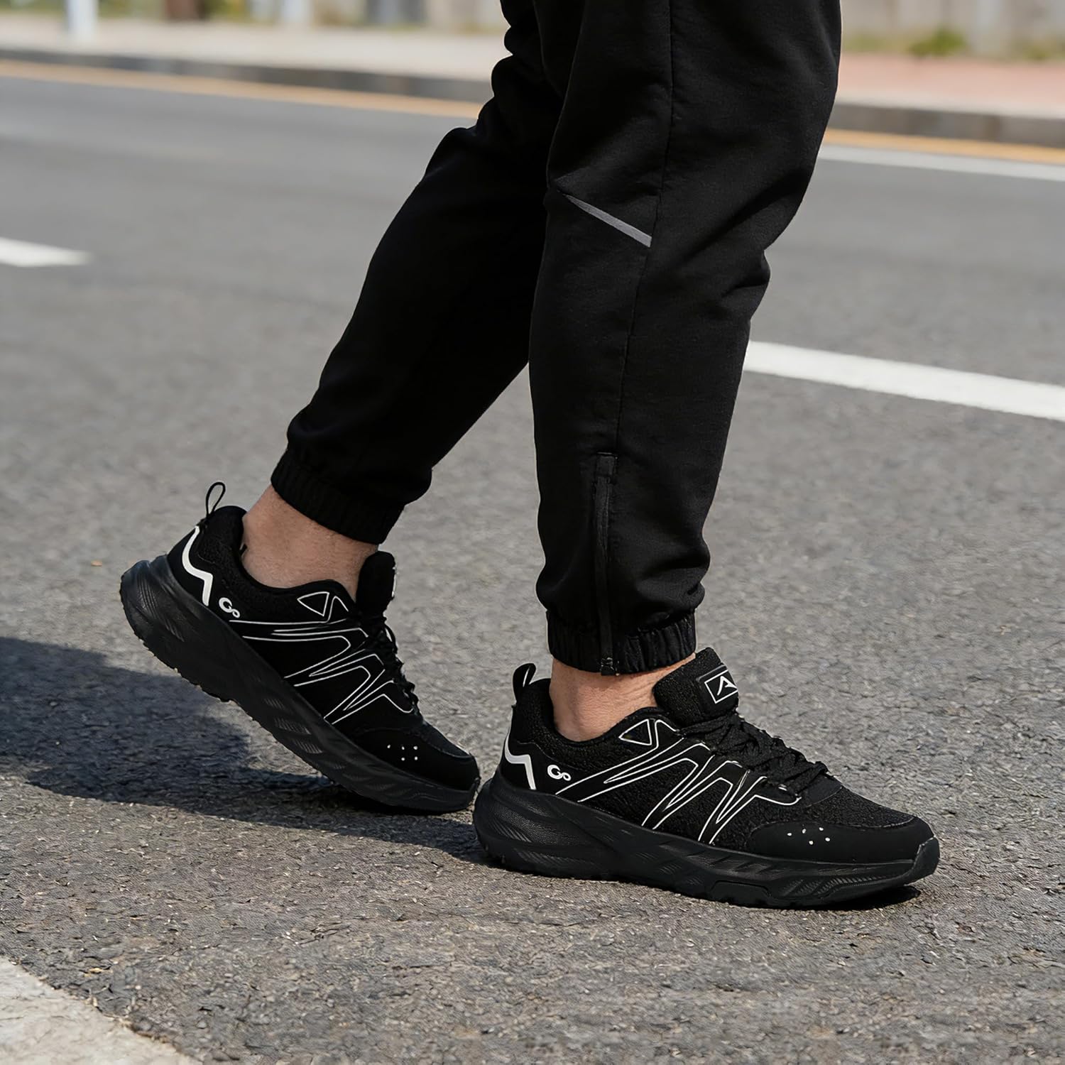 Ablanczoom Men's Walking Shoes Comfortable Breathable Non Slip Lightweight Sneakers for Gym Workout Casual Athletic - Image 7