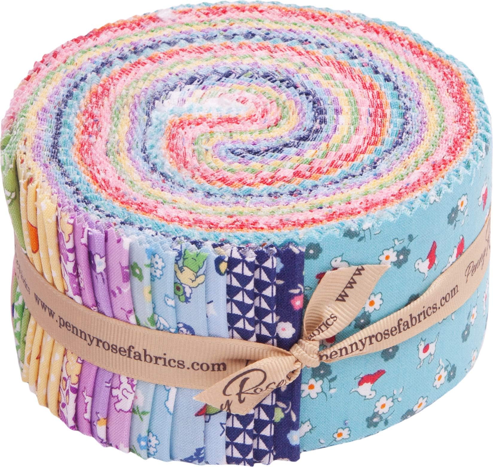 Storytime 30's Rolie Polie 40 2.5-inch Strips Jelly Roll Penny Rose Fabrics