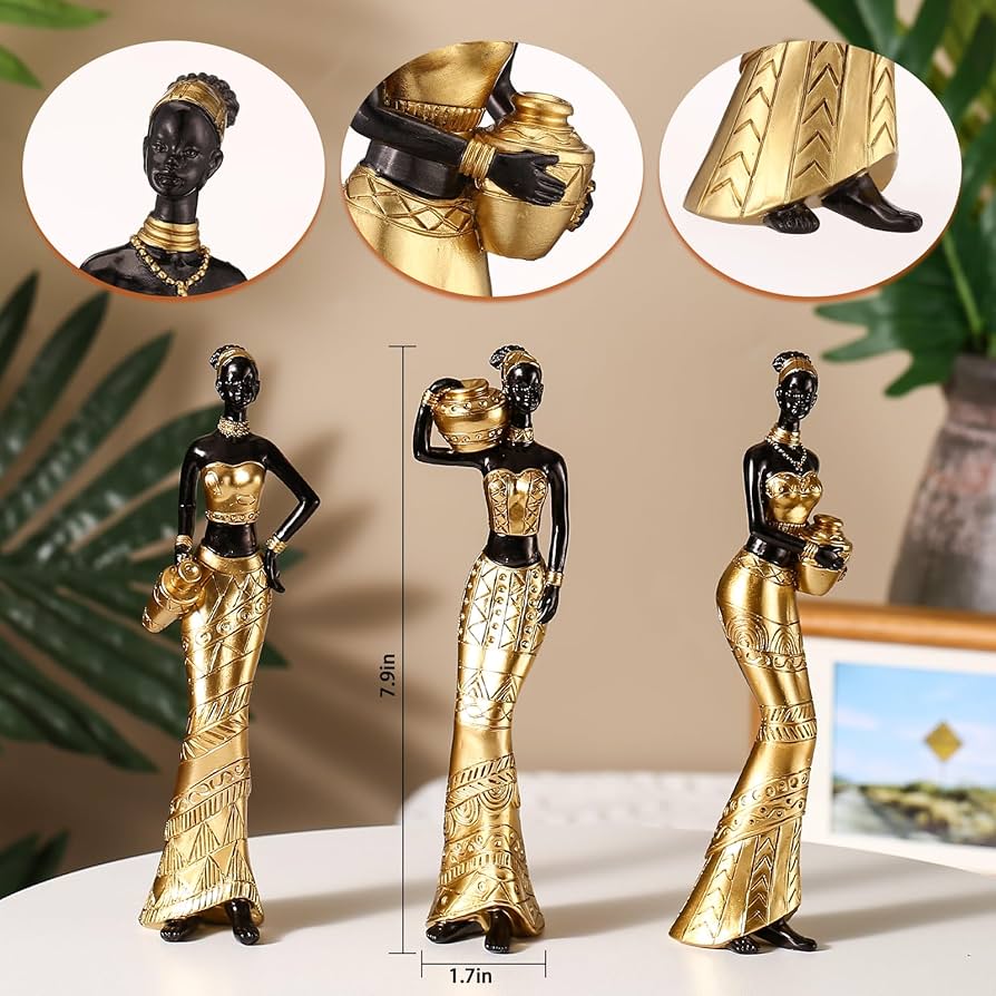 1626❣️アフリカ　民族　オブジェ　像　2体　セット 1626❣️アフリカ 民族 オブジェ 像 2体 セット 81U7Prjjn7L