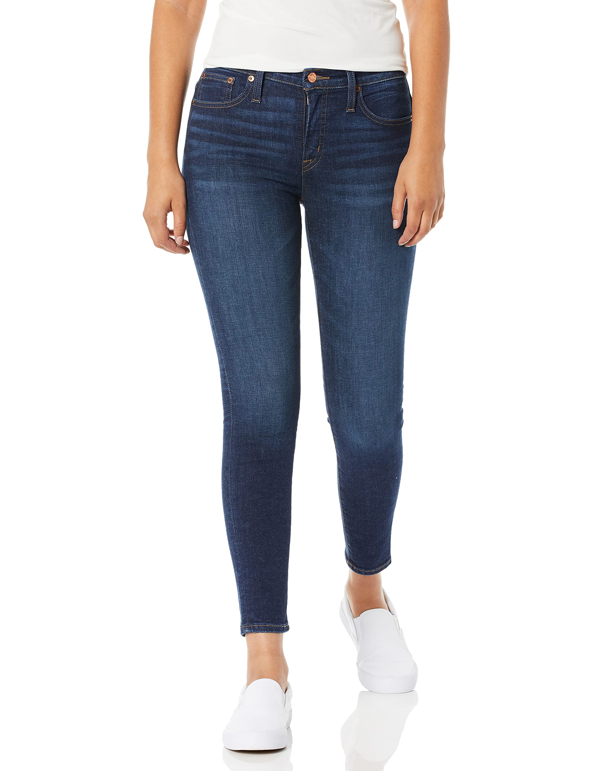 J.Crew Mercantile Women's High Rise Skinny Toothpick Jean | 10" Front Rise, 28" Inseam, Super Stretchy - View #5