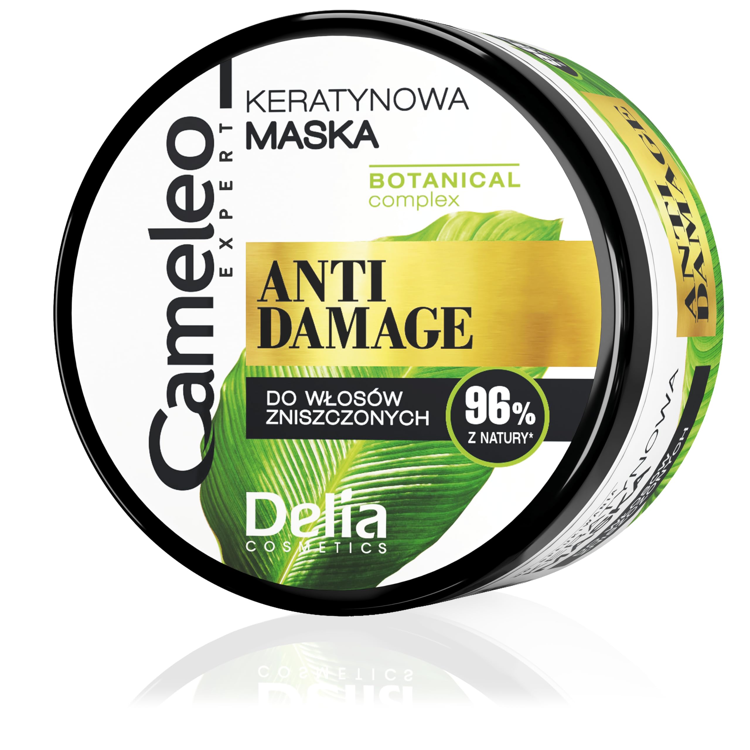 CameleoKeratin Mask for Extremely Damaged Hair - Regenerating, Nourishing, Moisturising Repair Treatment for Brittle and Dry Hair - Biomimetic Keratin & Argan Oil - Thermo Protection - 200ml