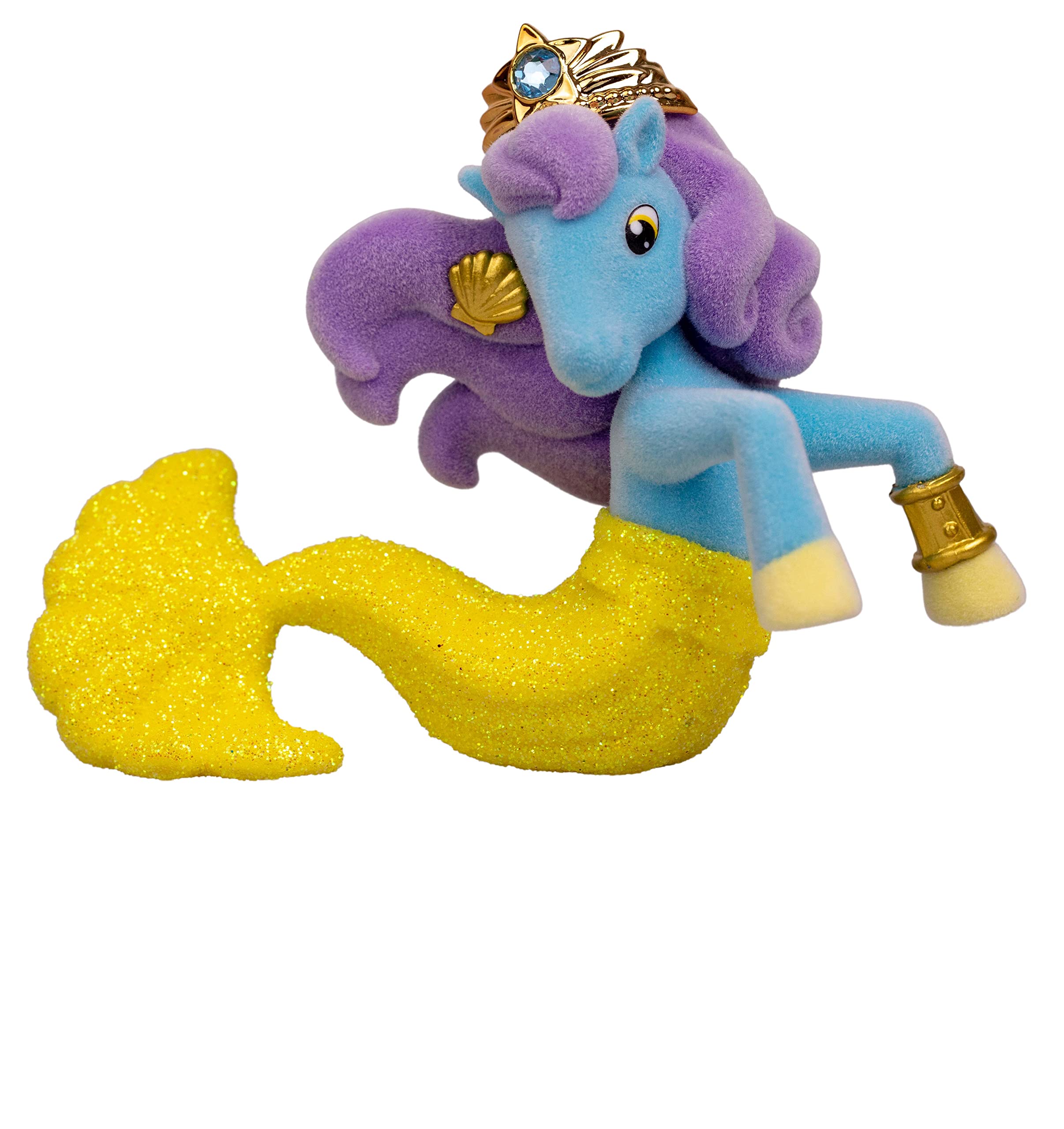 Galupy MERMAID 3-pak – figurki jednorożca syrenka do kolekcjonowania, 3x jednorożec z płetwą i kryształ Swarovski, 18 różnych figurek do zebrania