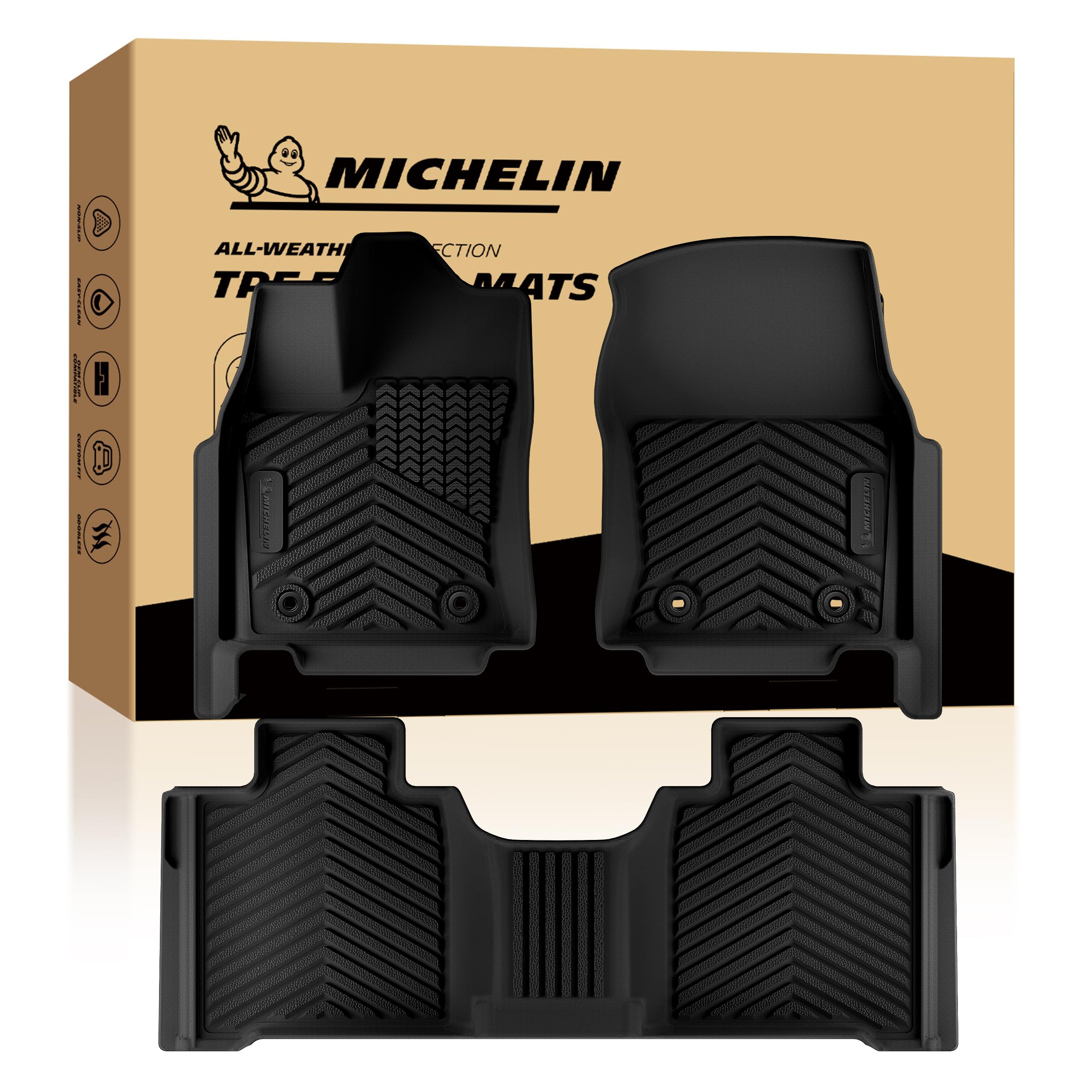 Michelin Vehicle Mats for 2022-2026 Toyota Tundra CrewMax Cab