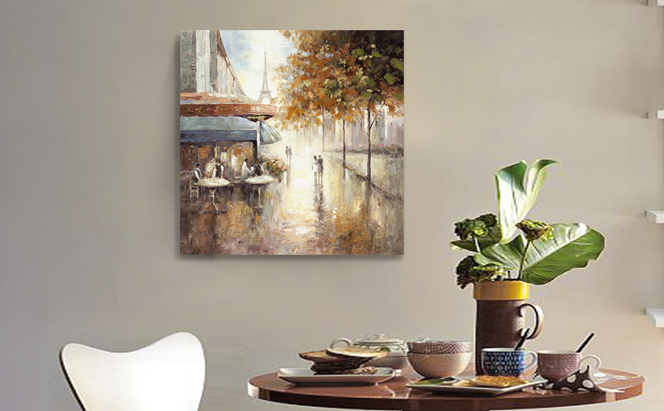Amazon.com: Paris Picture Wall Art Canvas: Abstract Bedroom Living