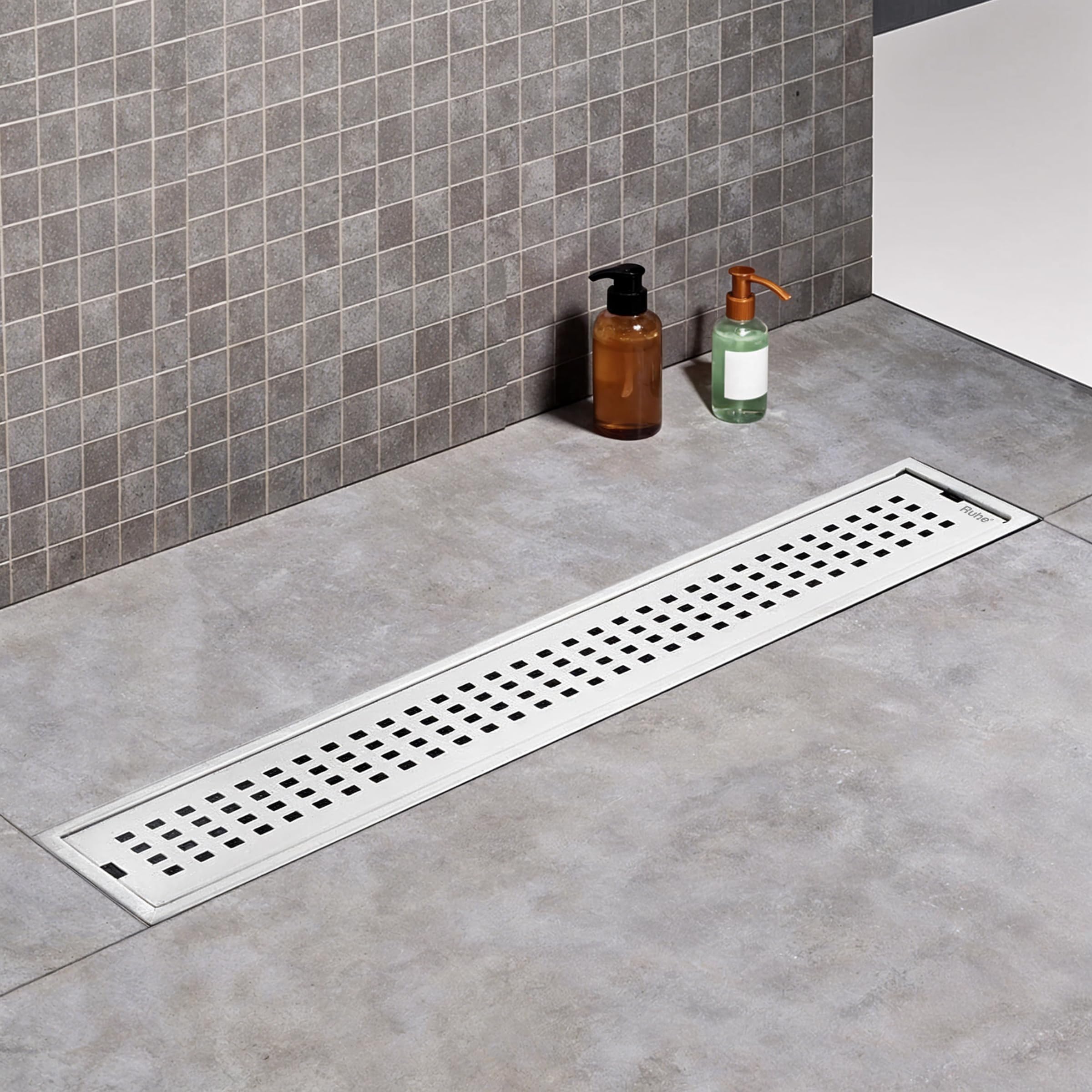 Ruhe® 24 × 5 Inches Palo Floor Drainer | 304 Stainless Steel Palo Shower Water Drain Channel/Waste Water Floor Drain | with Stainless Steel Trap and Side Hole | with Collar (B08L4YYHBN) Amazon Price History, Amazon Price Tracker