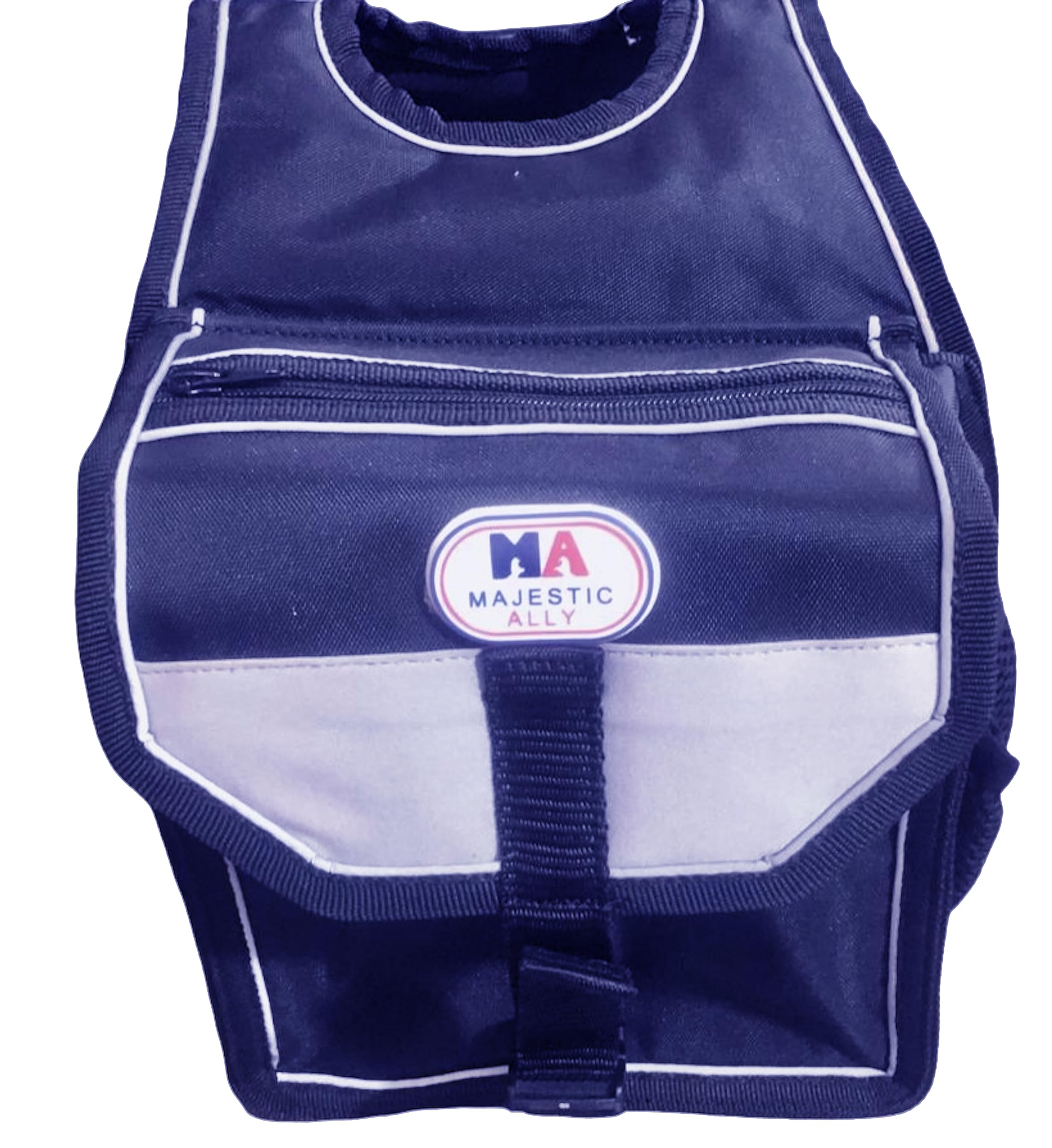 Majestic Ally Horn Bag, Nylon Insulated Padded Reflective Pockets,Two Water Bottle, Camera/Cell Phone Pocket, Horn Bag (Royal Blue
