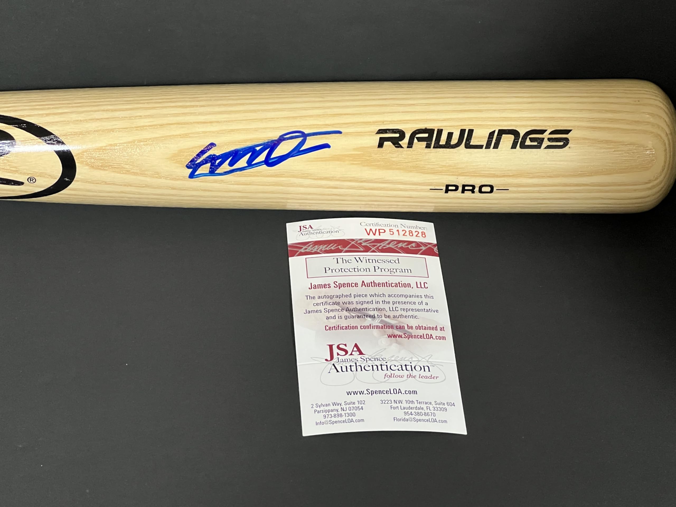 貴重JSA鑑定品証明書付きVLAD GUERRERO JR サインバット Vladimir Guerrero Jr Toronto Blue Jays Autographed Signed Blonde