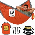 Wise Owl Outfitters Camping Hammock – 500lbs Portable Hammock with Tree Straps - Travel, Backpacking, Hiking, Outdoors Camping Gear - Single or Double