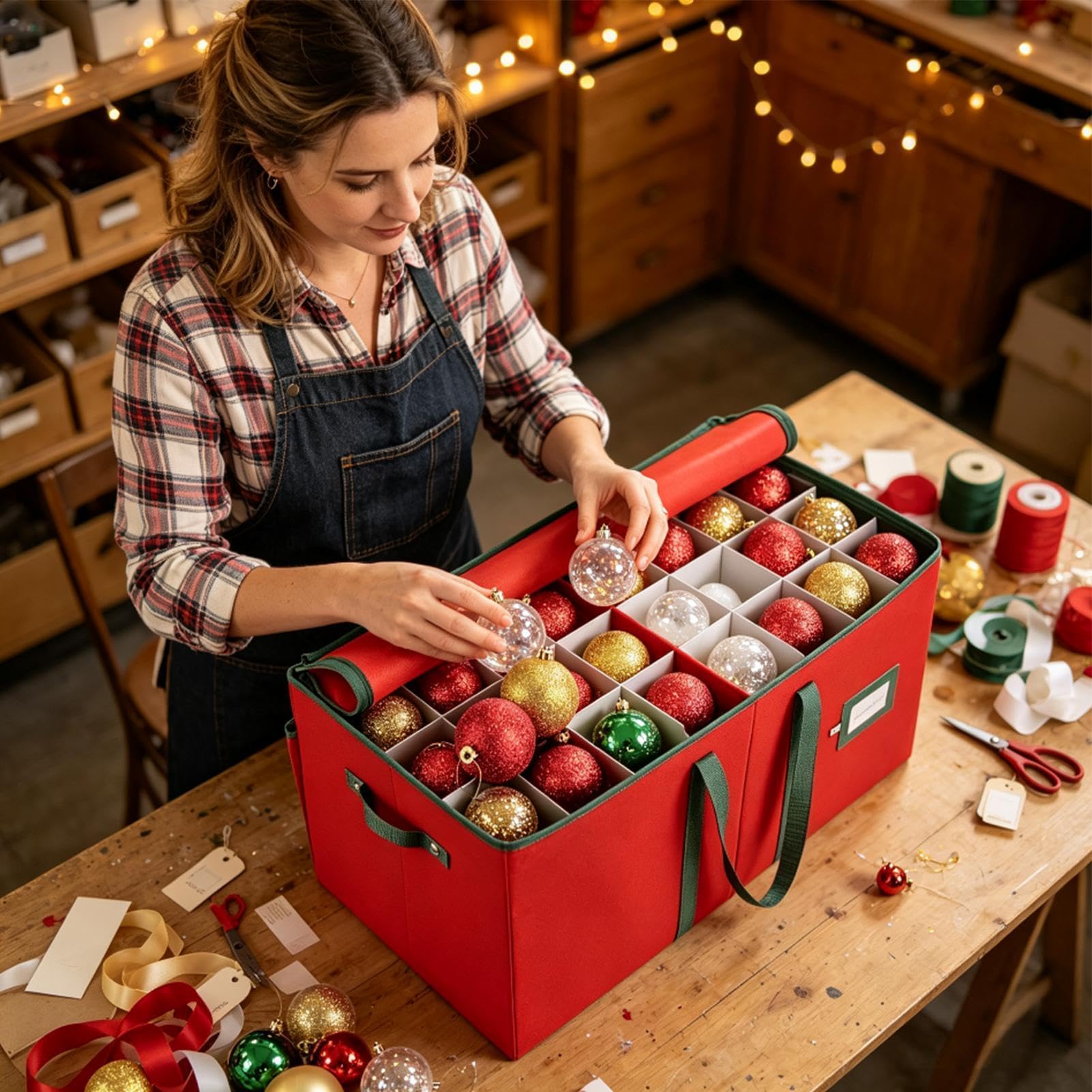 Weihnachtsbaumschmuck Aufbewahrungsbox Seasonal Ball Pendant
