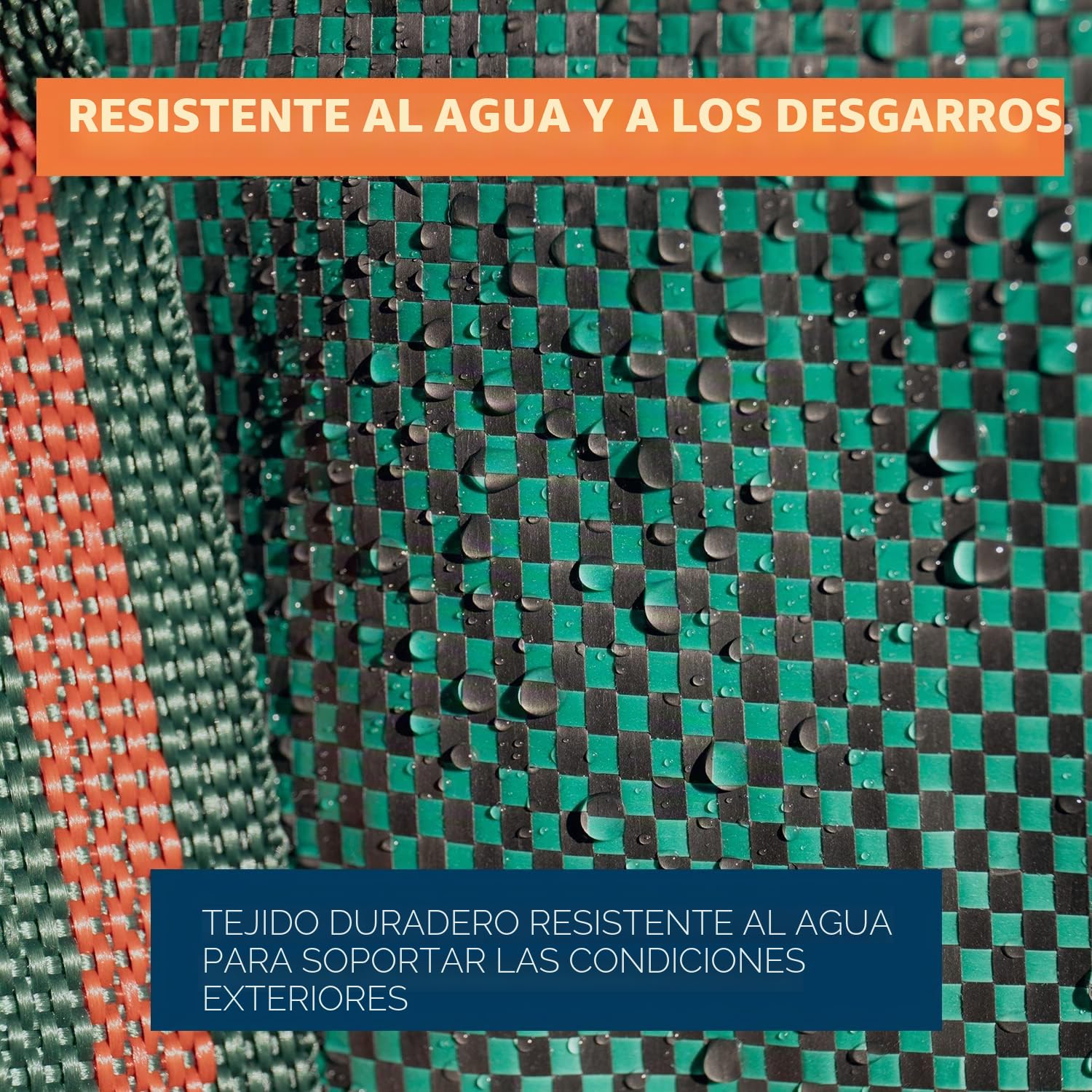 MP Bolsas de Jardín Reutilizables, 272 L, Pack de 3 | Impermeables y Ligeras, Asas Reforzadas