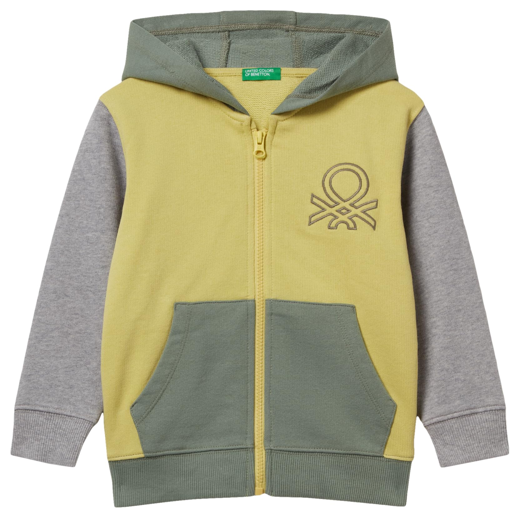 United Colors of Benetton Veste C/CAPP M/L, Multicolore, 5 Ans