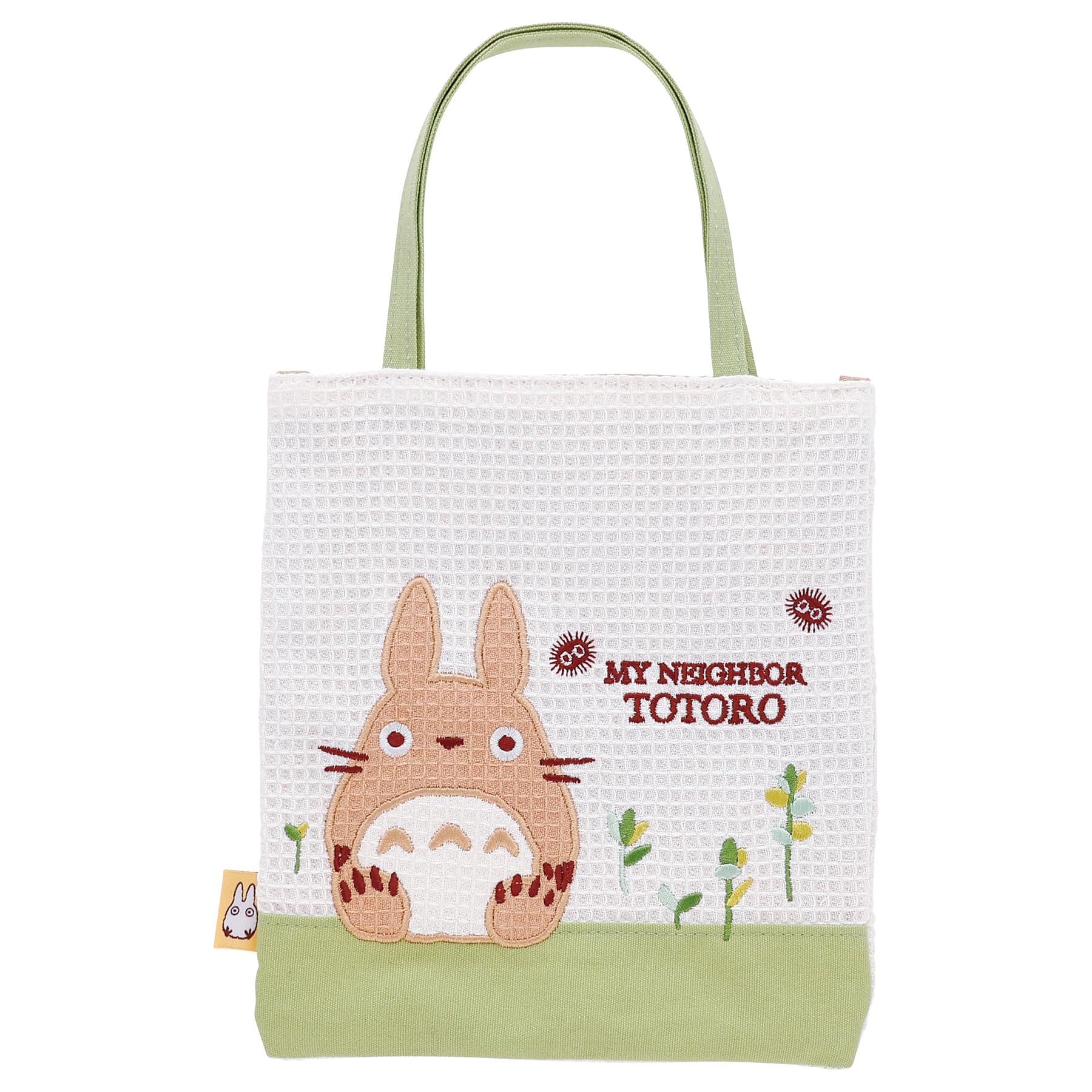 My Neighbor Totoro Mini Tote Bag Marushin Cotton Waffle Applique Japan