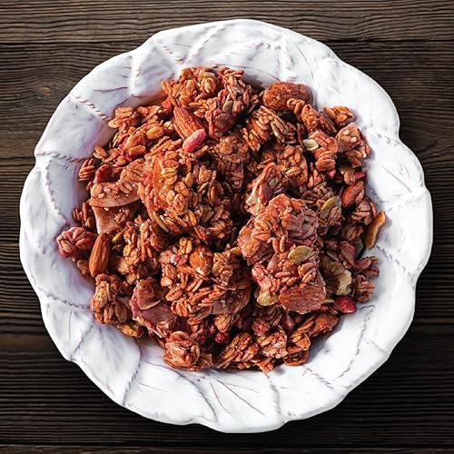 Miniatura 3 de NutHouse! Granola Empresa - Granola de fresa de verano premium  Certificado sin gluten, sin OMG, Kosher  Vegana, sin soja  Bolsa a granel de 10