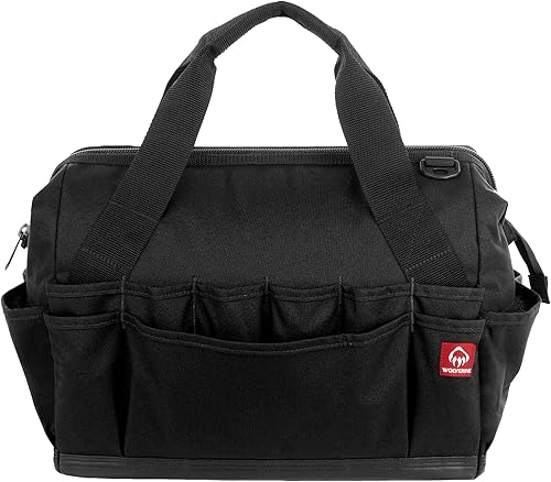 Miniatura 18 de WOLVERINE Tool Bag |Tote | Utility Roll | Durable Nailhead Nylon, Adjustable Straps, and Versatile Pockets Negro