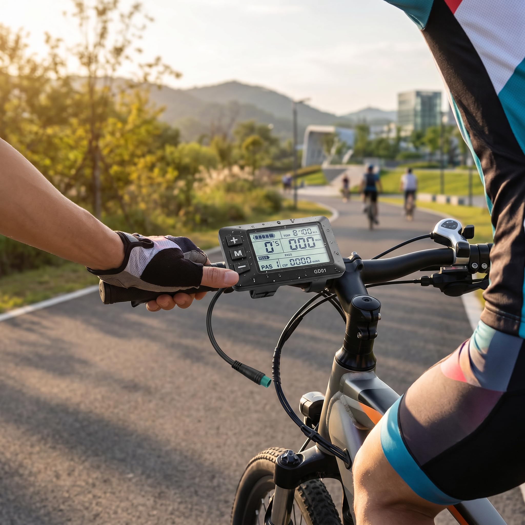 Elektrisches Display mit Echtzeitdaten, Display für zündapp, LCD Display zuggerät