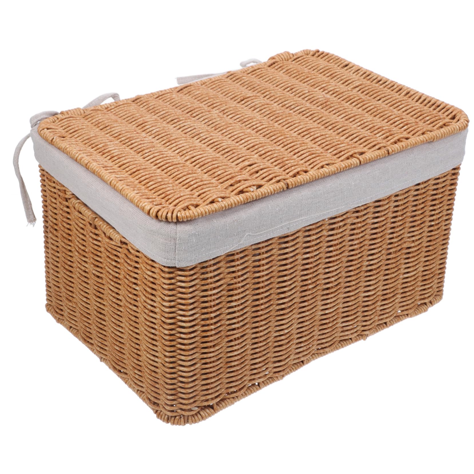 Panier linge et jouets en osier tressé Cabilock pour éliminer le désordre