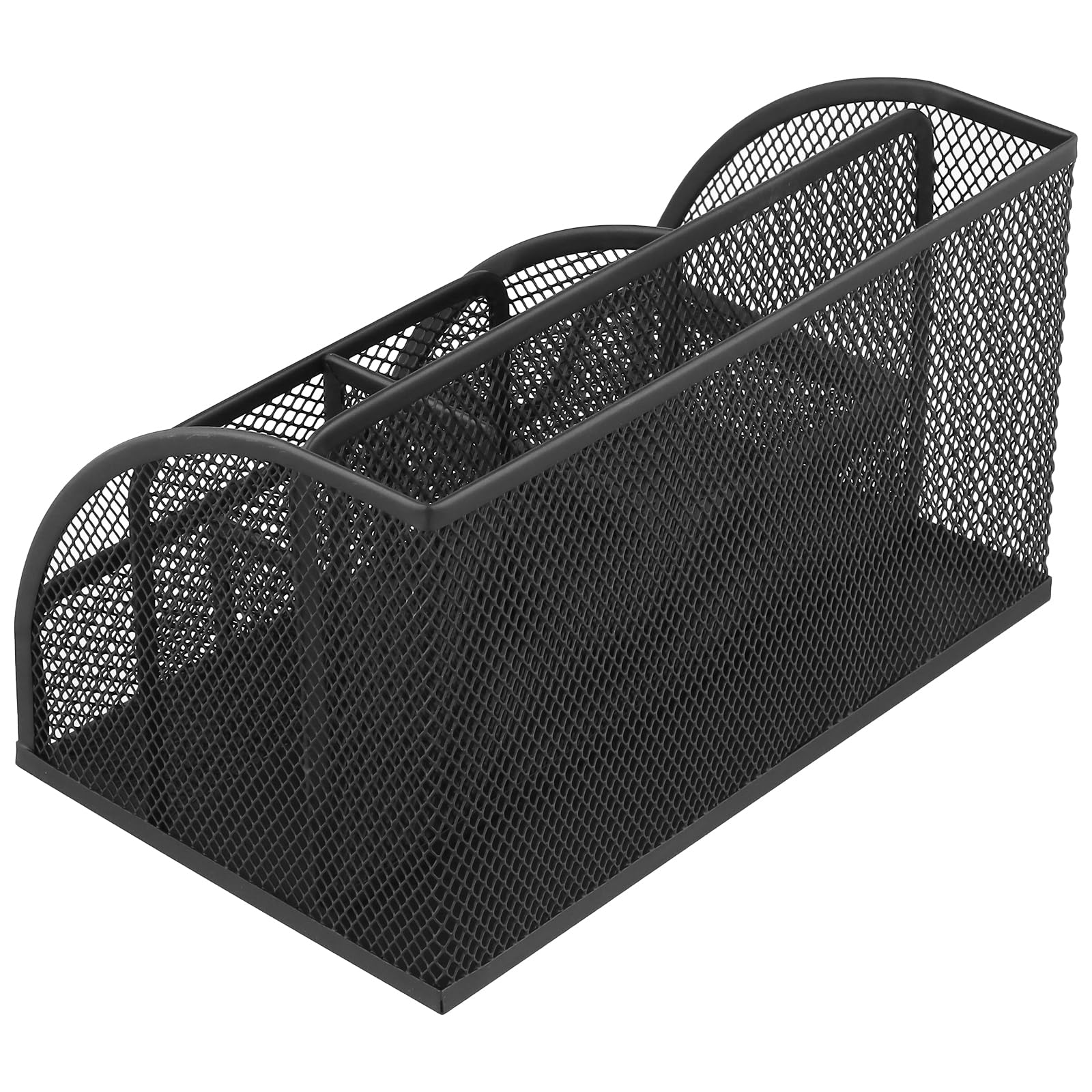 2 organizer da scrivania in metallo, portapenne con cassetto, portapenne, organizer da ufficio per ufficio