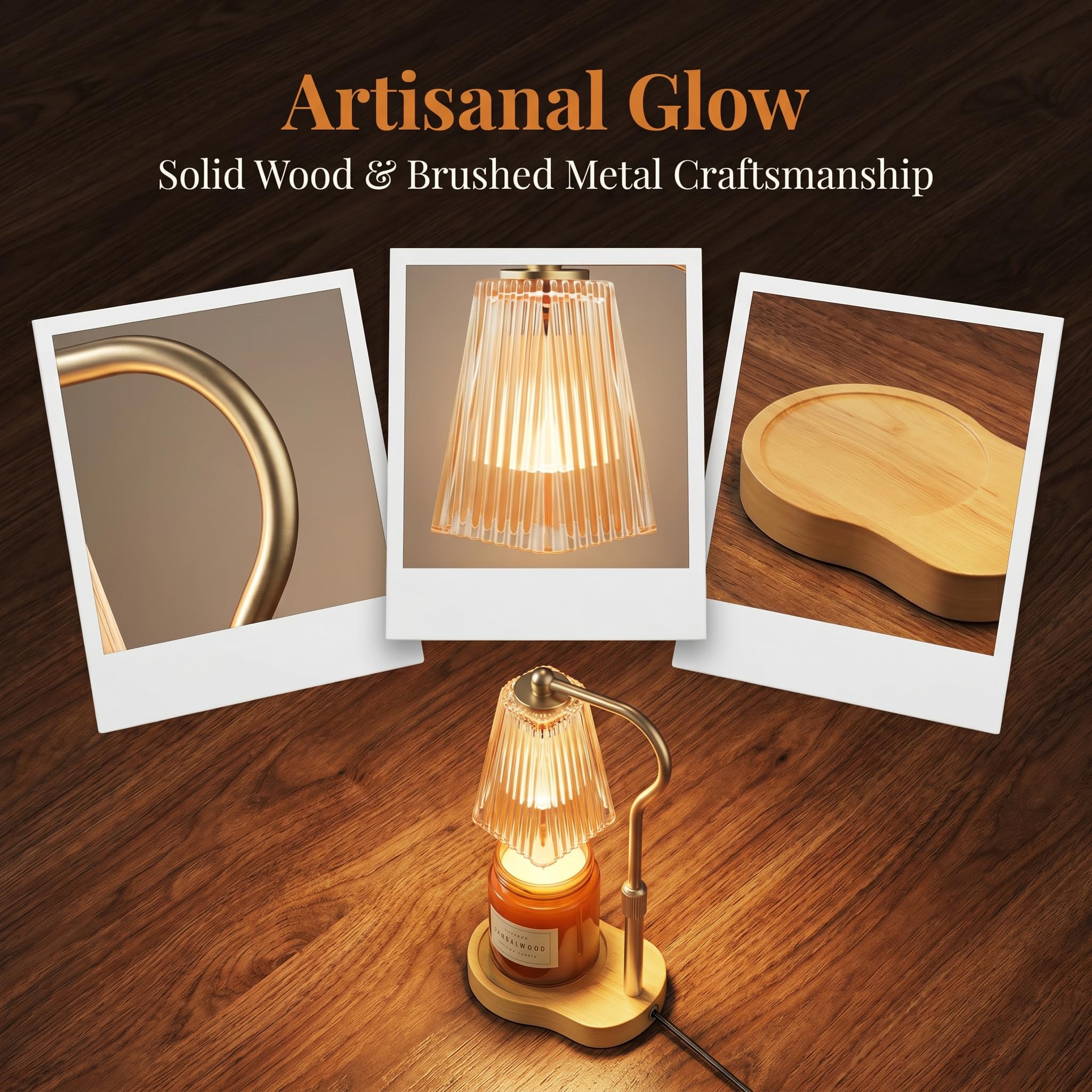 Candle Warmer Lamp, Kid & Pet Friendly Candle Melter, Brightness Control