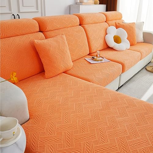 hyha Fundas de cojín individuales para sofá, fundas elásticas para cojín de asiento de sofá, lavables, funda de sofá para perros para mascotas,