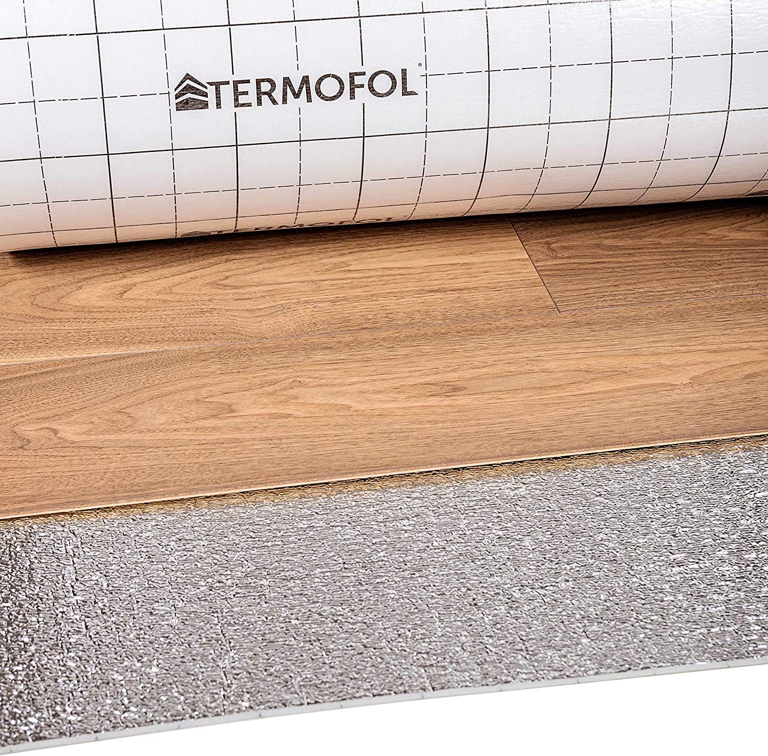 Aislamiento reflectante de espuma de aluminio – 3 mm o 5 mm de grosor, 100 cm de ancho, bloque térmico y absorción de sonido para suelos, techos, puertas de garaje y furgonetas (3 mm – 1 m x 6 m)