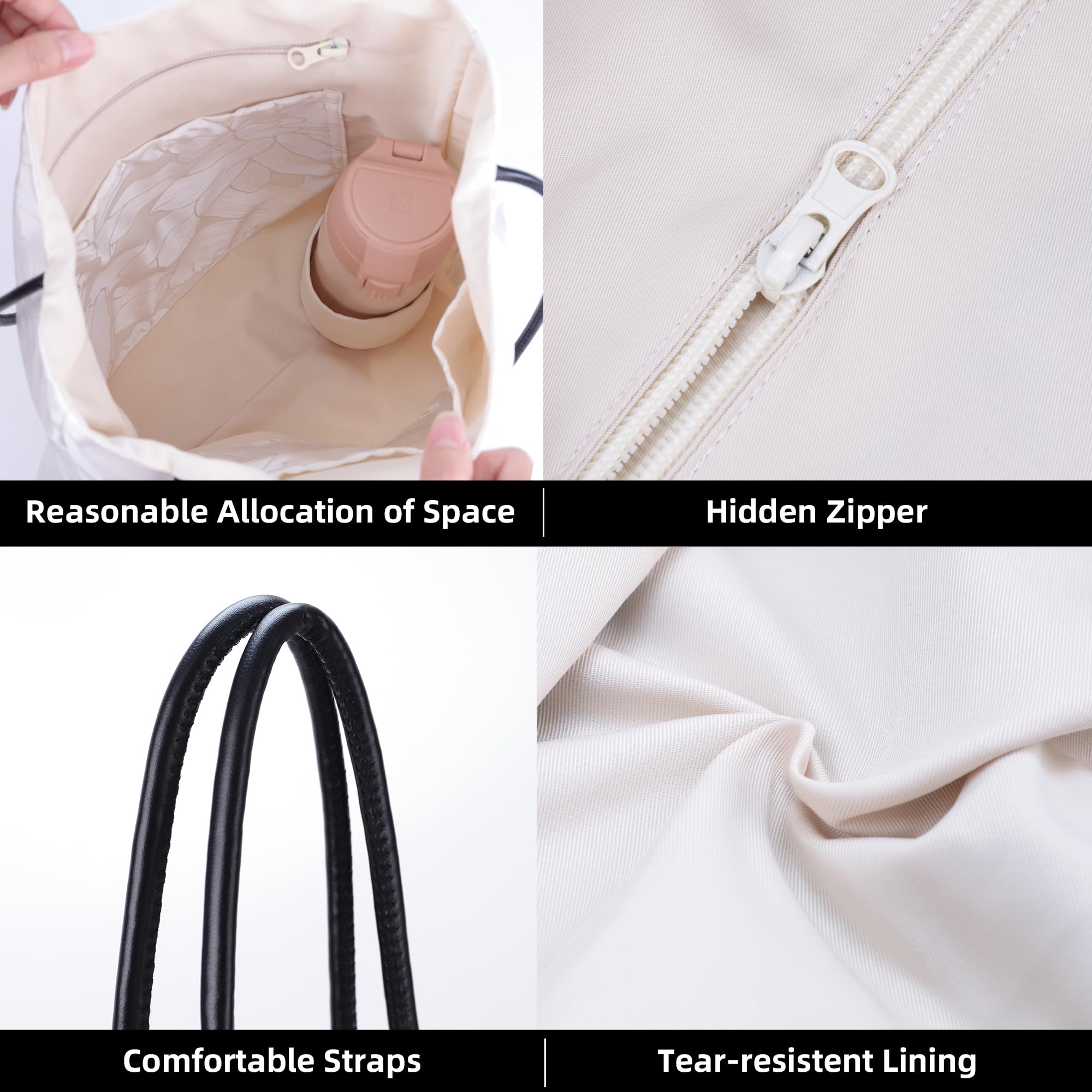 DGAZ Bolsas de diseño de seda para mujer, bolsa de lujo con cremallera, bolsas grandes de hombro