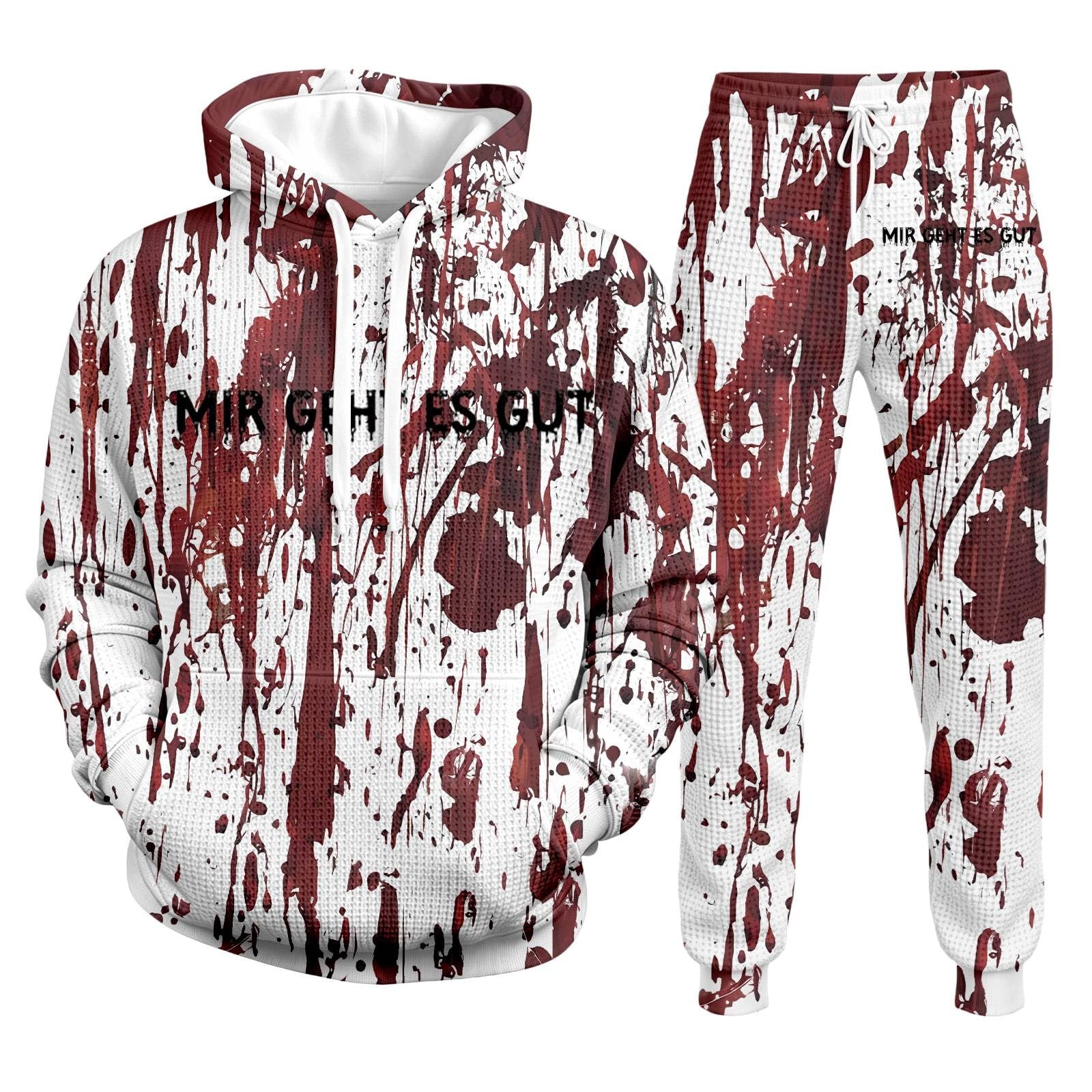 Costume d'Halloween pour homme avec pull et pantalon