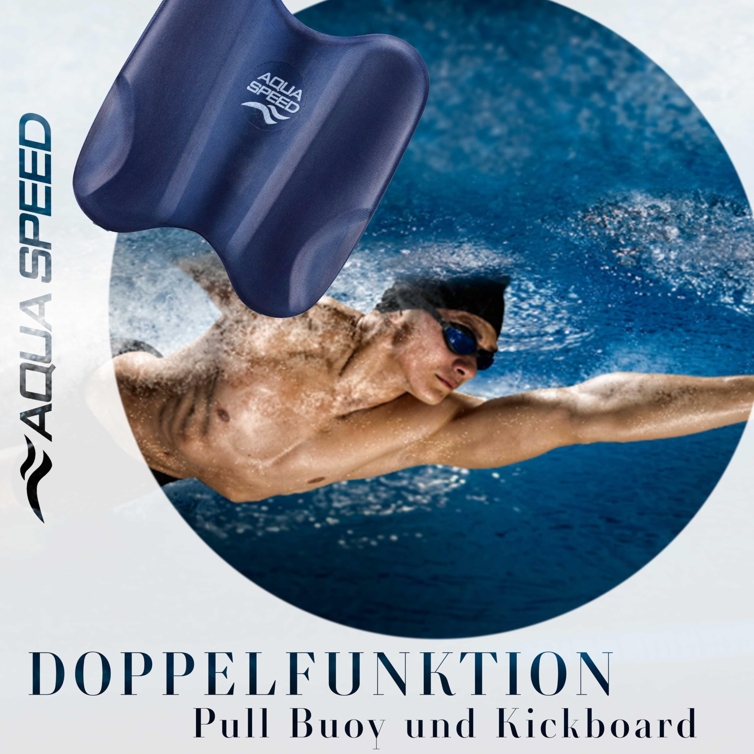 Aqua Speed PullKick/Arrow Schwimmbrett für Schwimmer | Kickboard für vielseitiges Schwimmtraining | Diverse Versionen
